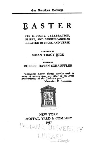 Cover for Easter