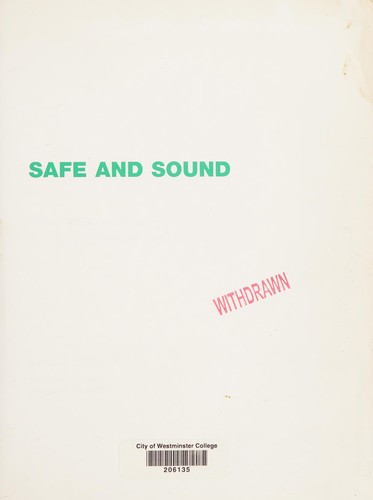 Cover for Safe and sound