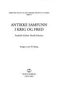 Cover for Antikken i norsk litteratur