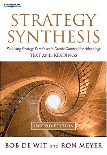 Cover for Strategy Synthesis