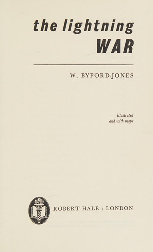 Cover for The lightning war.