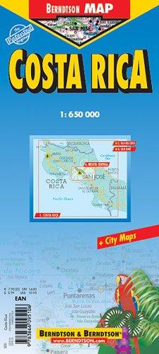 Cover for Costa Rica Laminated Map