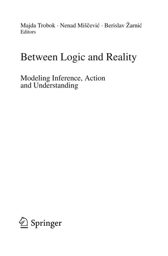 Cover for Between logic and reality