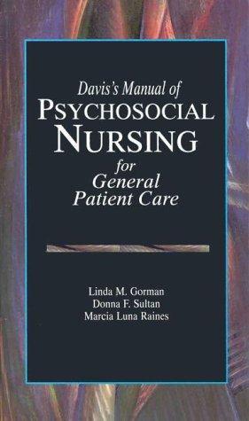 Cover for Davis's manual of psychosocial nursing in general patient care