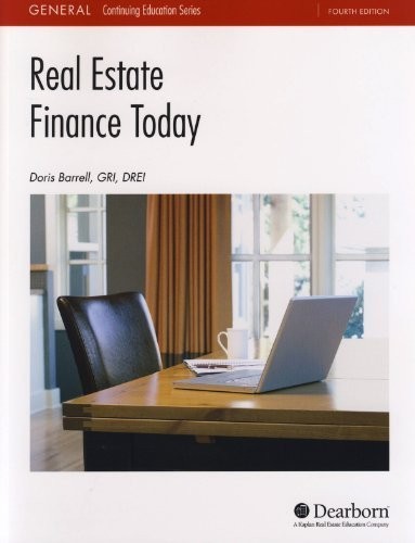 Cover for Real Estate Finance Today 4th Edition