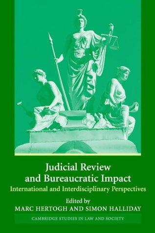 Cover for Judicial review and bureaucratic impact