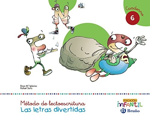 Cover for Las letras divertidas Pauta Cuaderno 6