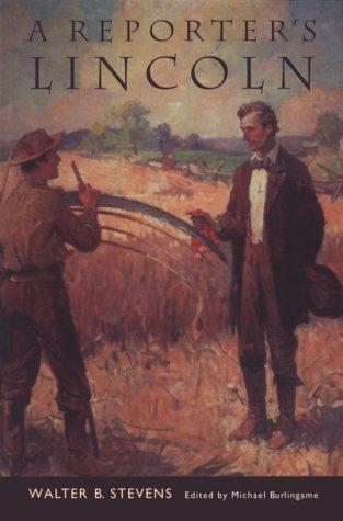 Cover for A reporter's Lincoln