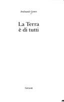 Cover for La Terra è di tutti