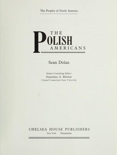 Cover for Polish Americans (Peoples of North America)