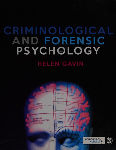 Cover for Criminological and Forensic Psychology
