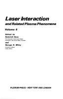 Cover for Laser Interaction and Related Plasma Phenomena