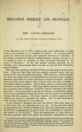 Cover for Education