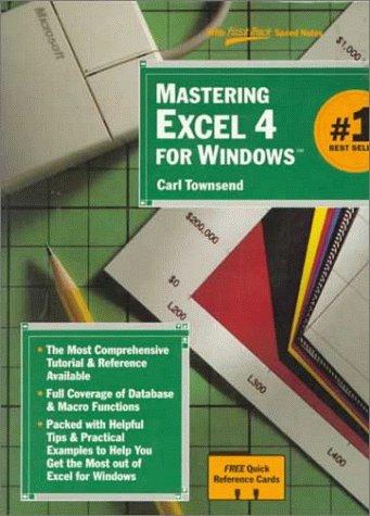 Cover for Mastering Excel 4 for Windows