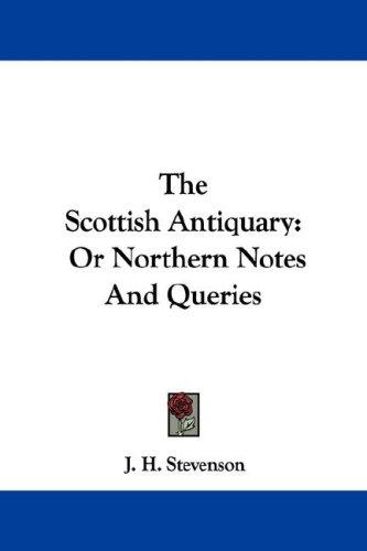 Cover for The Scottish Antiquary