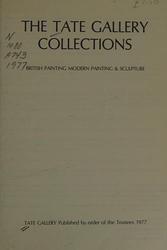 Cover for The Tate Gallery collections
