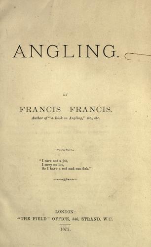 Cover for Angling