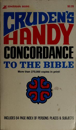 Cover for Cruden's handy concordance
