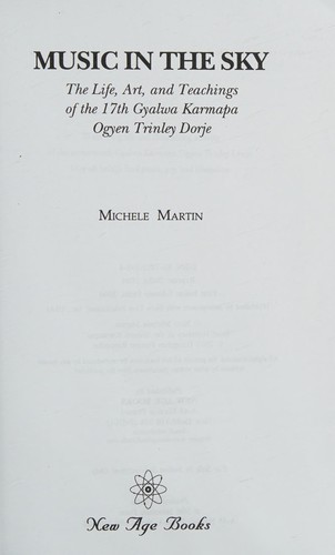 Cover for Music in the Sky