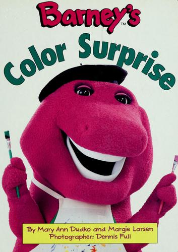 Cover for Barney's color surprise