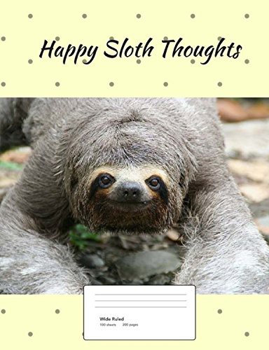 Cover for Happy Sloth Thoughts