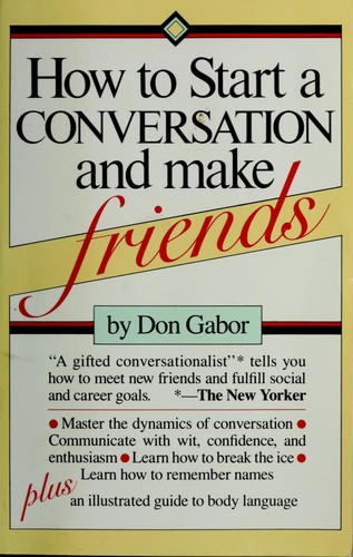 Cover for How to start a conversation and make friends