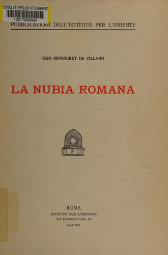 Cover for La Nubia romana
