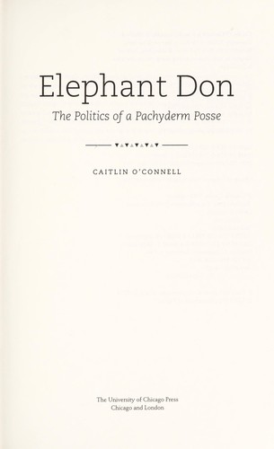 Cover for Elephant Don
