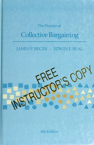 Cover for The practice of collective bargaining