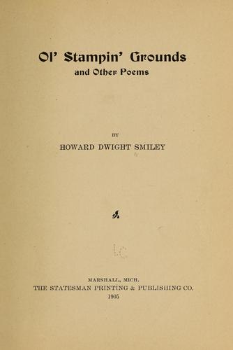 Cover for Ol' stampin' grounds, and other poems