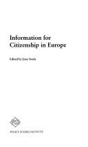 Cover for Information for Citizenship in Europe (PSI report)