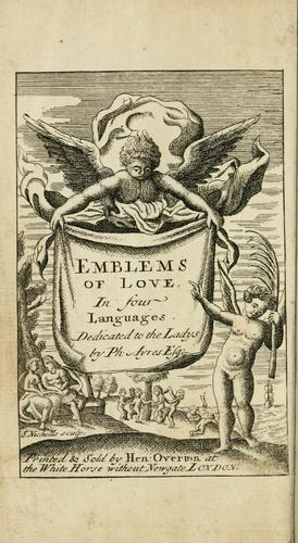 Cover for Emblems of love, in four languages