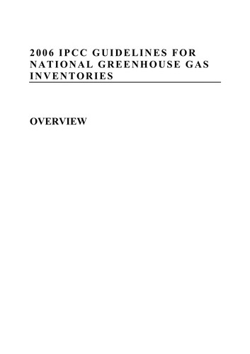 Cover for 2006 IPCC guidelines for national greenhouse gas inventories