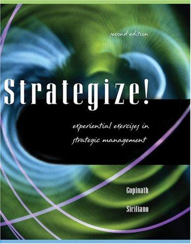 Cover for Strategize!