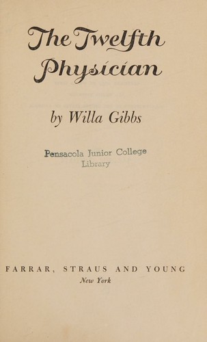 Cover for The twelfth physician