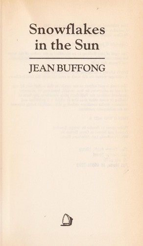 Cover for Snowflakes in the sun