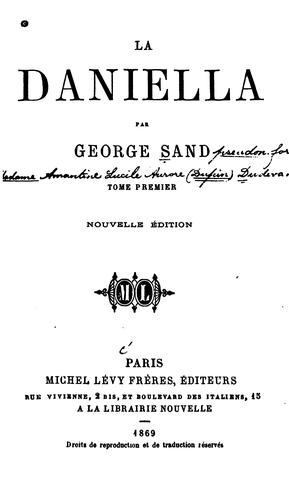 Cover for La Daniella