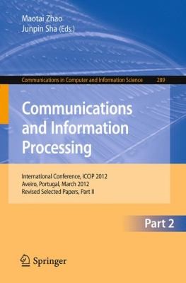 Cover for Communcations and Information Processing
            
                Communications in Computer and Information Science