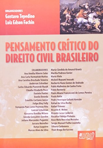 Cover for Pensamento crítico do direito civil brasileiro