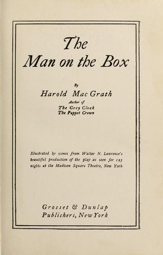 Cover for The man on the box