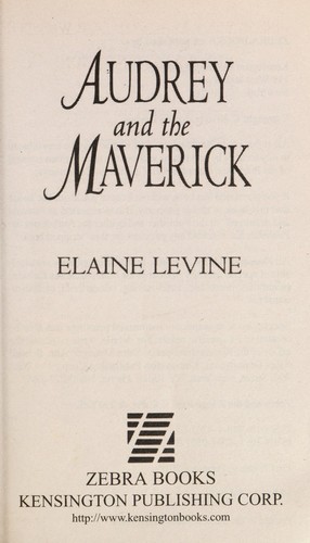 Cover for Audrey and the maverick