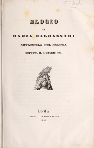 Cover for Elogio di Maria Baldessari