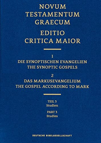 Cover for The Gospel of Mark, Editio Critica Maior 2.3