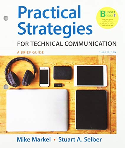 Cover for Loose-leaf Version for Practical Strategies for Technical Communication & LaunchPad for Practical Strategies for Technical Communication