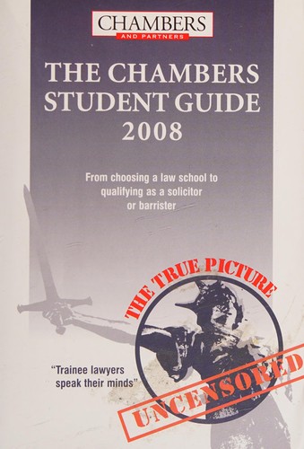 Cover for Chambers student guide 2008