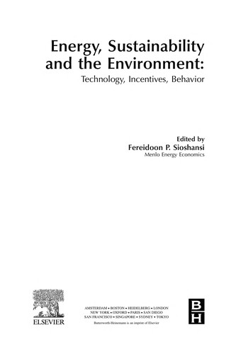 Cover for Energy, sustainability, and the environment