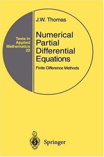 Cover for Numerical Partial Differential Equations