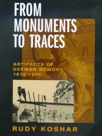 Cover for From monuments to traces