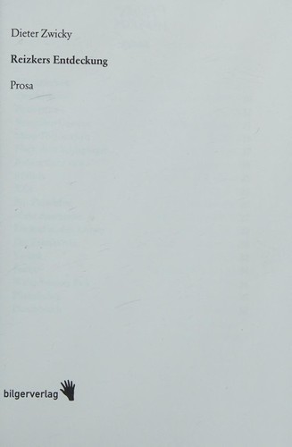 Cover for Reizkers Entdeckung
