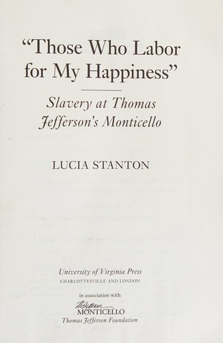 Cover for "Those who labor for my happiness"